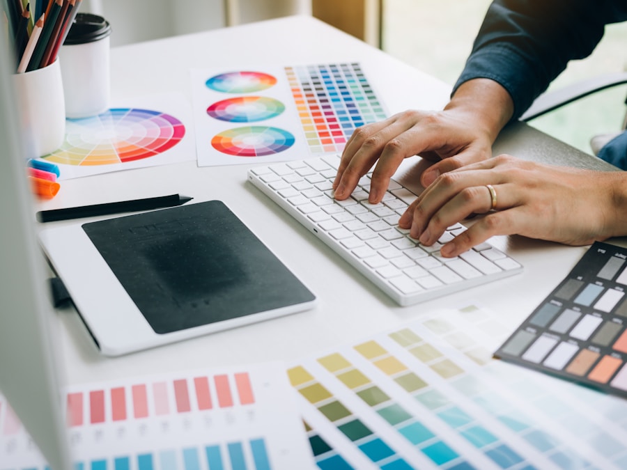 Brand identity design stationery