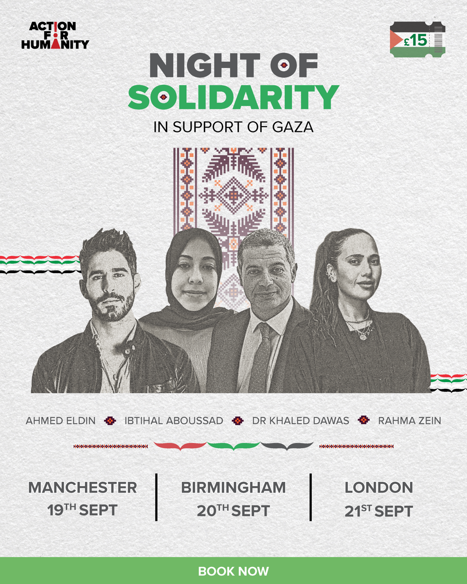 Night of Solidarity campaign poster